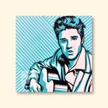 Elvis On Turquoise